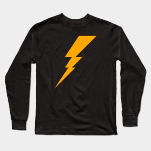 Lightning Bolt geometric Yellow Symbol Long Sleeve T-Shirt